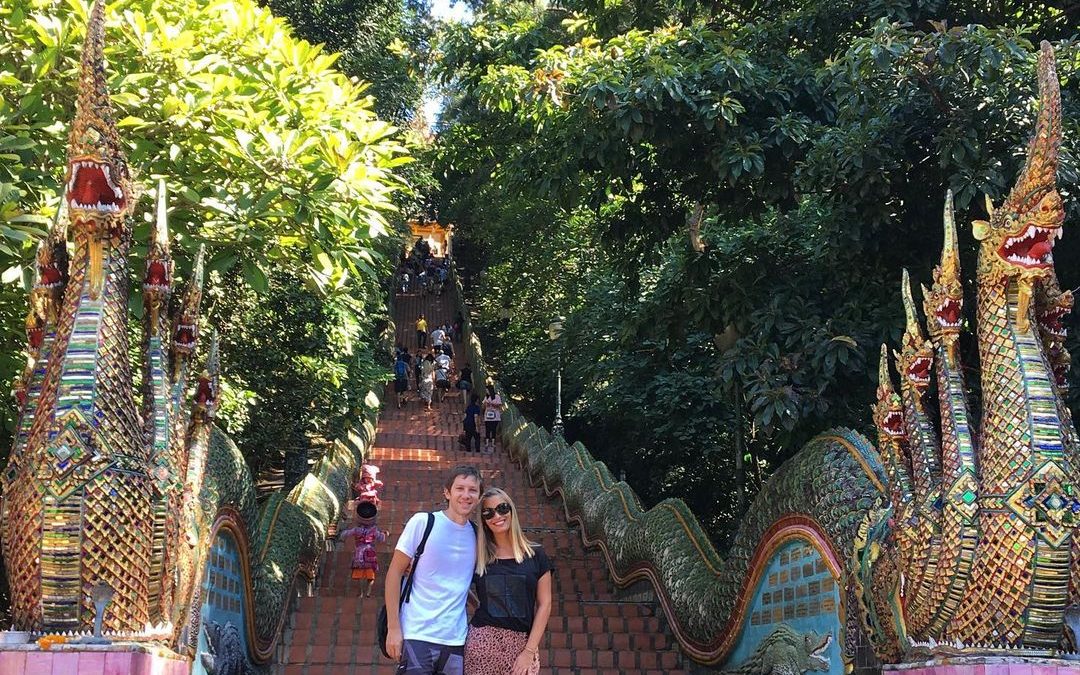 Doi Suthep Templos en Chiang Mai, Tailandia