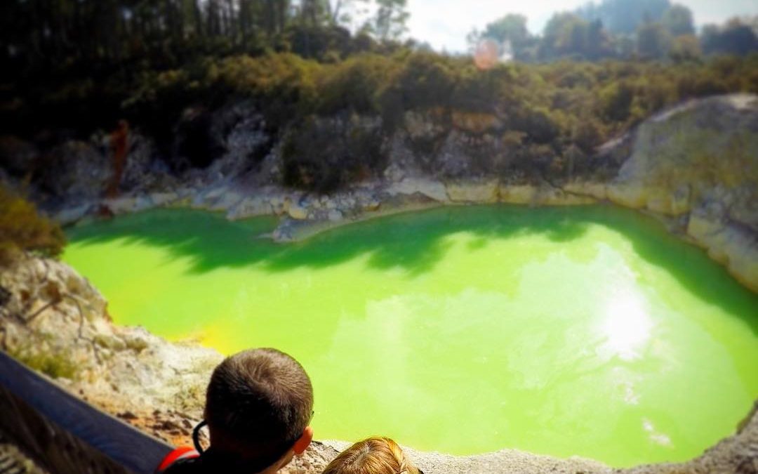 Increíbles colores !!! Parque Geotermal    ... Isla Norte de...